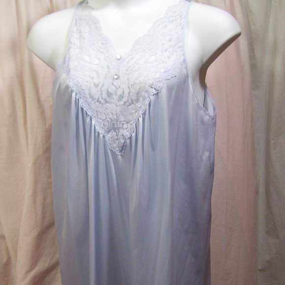 Vassarette Blue Waltz Robe and Nightgown Set NWOT - Picture 2 of 4